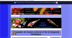 Desktop Screenshot of bassins-et-piscines-biologiques.com