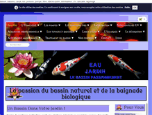 Tablet Screenshot of bassins-et-piscines-biologiques.com